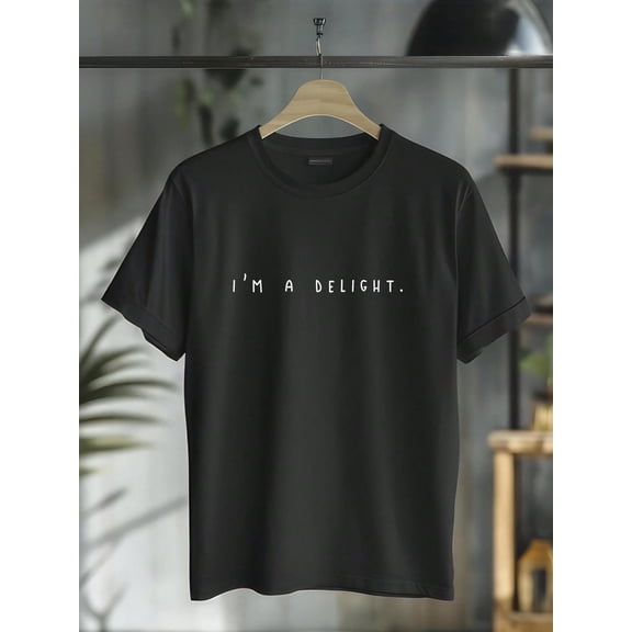 100% Cotton I'm A Delight T-Shirt Causal Tops