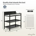 thumbnail image 5 of Dream On Me Jax Universal Changing Table, Matte Black, 5 of 9