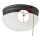 thumbnail image 4 of Paquete de 6 Interruptores de Luz de Ventilador de Techo ZE-110 Interruptor Ventilador Interruptor de Ventilador Velocidad de 3 Vías Interruptor Cadena Tracción de Techo Reemplazo, 4 of 5