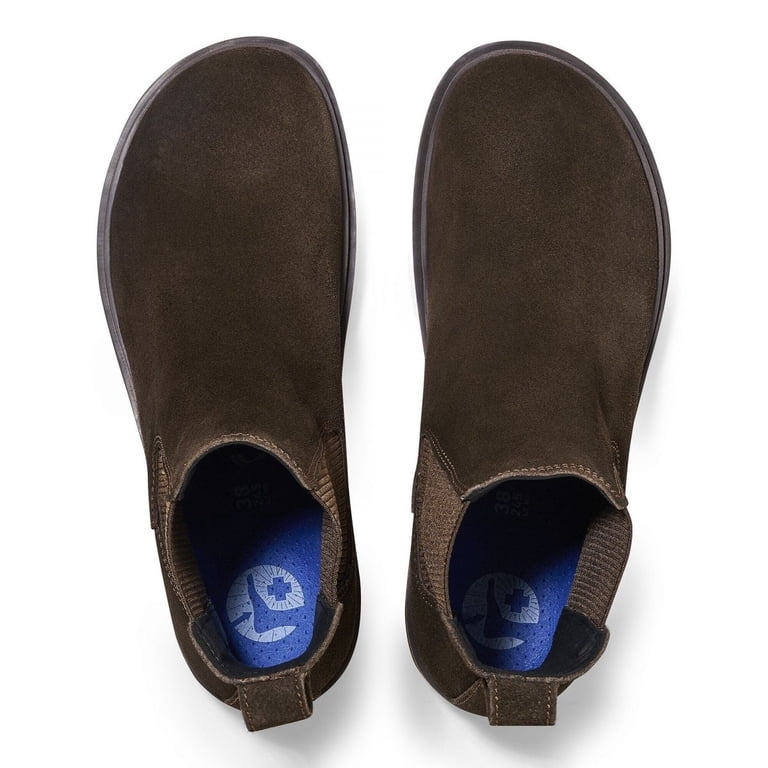 Birkenstock Highwood Slip On Boot, Mocha Suede, Narrow Width, Cork
