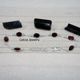 thumbnail image 4 of Solid 925 Sterling Silver Bracelet For Men Women, Genuine Oval Red Garnet Multiple Gemstone Unique Handcrafted Bracelet For Her Him, 4 of 5