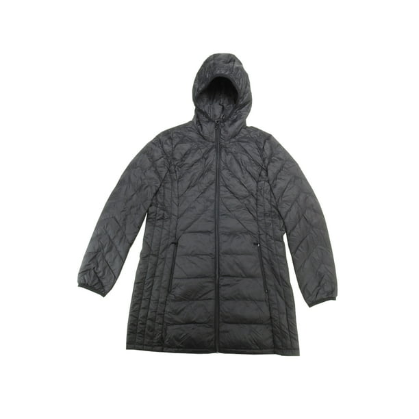 London Fog Womens Size Small Packable Down Jacket (Thigh Length) - Black -  Walmart.com