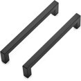 thumbnail image 1 of 10 Pack 6-1/4 Inch Kitchen Square Cabinet Handles Matte Black Cabinet Pulls Stainless Steel Drawer Pulls Kitchen Cabinet Hardware Kitchen Handle, 1 of 3