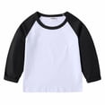 thumbnail image 5 of Coerni Children's Boys Girls Sweatshirt T Shirt Crewneck Long Sleeve Outfit Pullover Toddler Oversized Clothes Cotton Shirt Set, 5 of 9