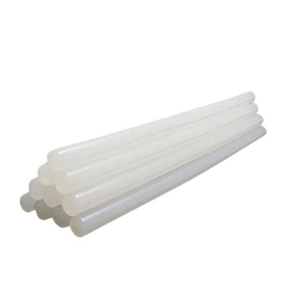 7/16" X 10" (or 11mm X 10") Large Hot Melt Glue Stick Super Transparent Bulk (12 pcs)
