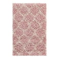thumbnail image 3 of Unique Loom Trellis Shag Collection Area Rug - Ruby (2' x 3' Rectangle Light Pink/Ivory), 3 of 12