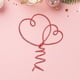 thumbnail image 1 of Adorno para del Día de San Valentín, centros de mesa con corazones entrelazados, adorno decorativo fácil de usar de Metal creativo para casa de, 1 of 10