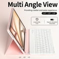 thumbnail image 6 of SZPSGC for iPad (A16) 11th 10th Generation Case with Keyboard 11 inch 2025/2022,,Wireless Detachable Keyboard with Pencil Holder for iPad 10th Gen 10.9 Inch, Auto Wake/Sleep,Pink, 6 of 6