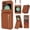 Brown, variant on Dteck Crossbody Wallet Case for Samsung Galaxy Z Flip 6, PU Leather Flip Case with Magnetic Closure and Zipper Pocket Card Holder for Men Women,Black