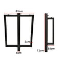thumbnail image 3 of Heavy Duty Metal Table Legs 28 Inch by 24 Inch T Shape Industrial Desk Legs for Dining Table Office Desk Computer Table and Workbench Black 2 Pack, 3 of 7