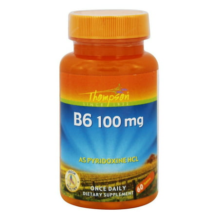 Thompson - Vitamine B6 Pyridoxine HCl 100 mg. - 60 comprimés