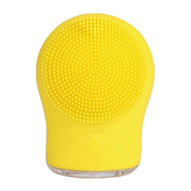 Cepillo de limpieza de silicona suave - Cepillo de limpieza sónico suave - Cepillo de limpieza a prueba de agua Cepillo de limpieza eléctrico recargable con cerdas suaves y cómodas Ormromra CPB-DE-LYY247-3