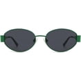 thumbnail image 2 of KWATE Retro Oval Sunglasses for Women Men Trendy Sun Glasses Classic Shades UV400 Protection, 2 of 5