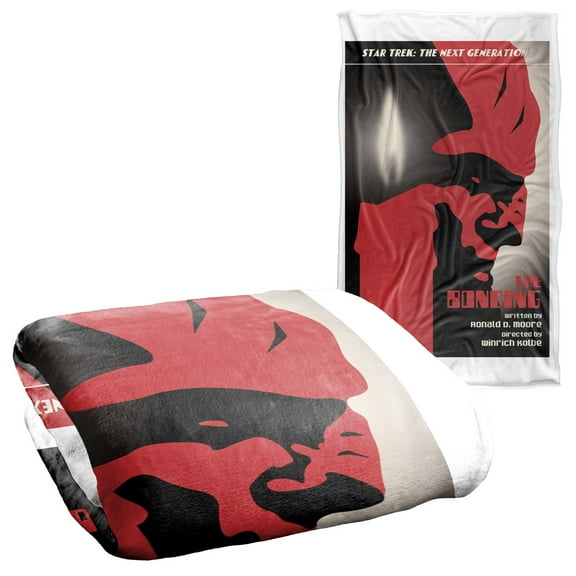 Star Trek The Next Generation Season 3 Episode 5 Silky Touch Super Soft Throw Blanket 36" x 58"