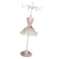 thumbnail image 1 of Mannequin Model Dress Jewelry Display Stand, Space Saving Earring Necklace Hanging Jewelry Display Rack, Resin Iron, Versatile Usage, Princess Charm, 1 of 8