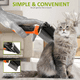 thumbnail image 4 of "Rastrillo De Aseo Profesional 2 En 1 Para Gatos Y Perros Belug, Naranja ", 4 of 5