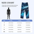 thumbnail image 4 of Bixox Men's Colorful Ocean Whale Patterned Pajama Pants with Pockets Lounge Clothes for Home, 4 of 5