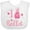 AA-White, variant on Inktastic I Love Ballet Girls Baby Bib