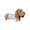 Khaki#804-162, variant on Forestwhale Soft Dachshund Shaped Plush Chew Toy for Dogs 8.3" Calming Anxiety Relief Pet Stuffed Animal Cuddly Comfort Toy for Small Medium Breeds