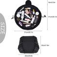 thumbnail image 2 of Bolsa de maquillaje de viaje, bolsa grande para cosméticos, organizador de maquillaje para mujeres y niñas, 2 unidades, 2 of 5