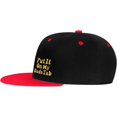 thumbnail image 3 of Put It On My Dad's Tab Flat Bill Hats Contrast Hip Hop Baseball Cap Unisex Snapback Rock Caps, 3 of 8