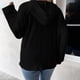 thumbnail image 5 of ICHUANYI Clearance Women's Fall And Winter New Casual Large Loose Hooded Sweatshirts(Black, L) ICHUANYI WER2023081511930, 5 of 6