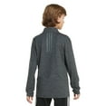 thumbnail image 2 of Boys 8-20 adidas All Sport Quarter-Zip Pullover Color: Gray Five Heather Size: SMALL, 2 of 4
