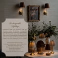 thumbnail image 6 of Home Decor Collection Sterling & Noble Home Brown Striped Rechargeable Table Lamp, 6 of 12
