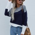 thumbnail image 6 of ICHUANYI Womens Trendy Soft Heart Print Oversized Sweaters Long Sleeve Crewneck Pullover Fall Winter Knit Jumper Tops 2023, 6 of 6