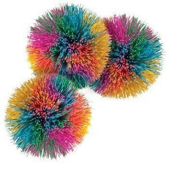 Rainbow Pom Stress Ball