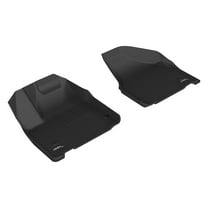 3D MAXpider Custom Fit KAGU Floor Mat (BLACK) Compatible with CHRYSLER PACIFICA/VOYAGER 2017-2023 - Front Row