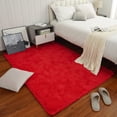 thumbnail image 4 of Alfombra de Área Chicrug 244x305cm, Felpa Suave, Alfombra Roja, 4 of 8