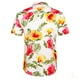 thumbnail image 3 of Camisa hawaiana para hombre, informal, holgada, playera, con solapa y botones Pompotops  oipoqjl44685, 3 of 3