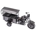 thumbnail image 4 of Modelo de triciclo de metal de estilo vintage para decoración de hogar, oficina, adorno de escritorio, linda figura, modelo de triciclo vintage, simulación de mini triciclo., 4 of 6