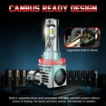 thumbnail image 6 of CHUSYYRAY H11 Headlight Bulb, 10000LM 600% Brighter H8 H9 H11 LED Headlight Bulbs for Low Beam, Pack of 2, 6 of 10