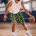 thumbnail image 6 of Binienty Men's Board Shorts Beach Swim Trunks With Jamaican Heart Pattern - Quick Dry for Summer Vacation, Surfing and Beach Activities, 6 of 6