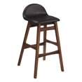 thumbnail image 2 of Modway Juno 30" Upholstered Faux Leather & Wood Bar Stool in Brown (Set of 2), 2 of 10