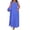 *Blue, variant on Women's Plus Size Overall Maxi Dress , Sleeveless Loose Fit Long Dress For Women , Ladies' Casual Stretchy Summer Dress with Pockets,Orange,XL-6XL