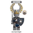 thumbnail image 4 of 8pcs/set Medieval Knight Action Figures Building Blocks Battle Priest Patron Knight Assembly Minifigures Collectible Toys Kids Fans Gift, 4 of 5