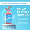 thumbnail image 5 of Ashwagandha Gummies for Stress Relief & Relaxation - Mixed Berry Flavor, Vegan, Gluten-Free, Non-GMO, Plant-Based Dietary Supplement, 5 of 10