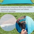 thumbnail image 3 of Beach Tent Sun Shelter, Beach Tent with Beach Mat Set, 4 Person Portable Beach Shade, 3 of 9