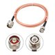 thumbnail image 2 of Conexión de cable coaxial RF de baja pérdida RG-142 N macho a BNC macho 120cm 1pcs, 2 of 4