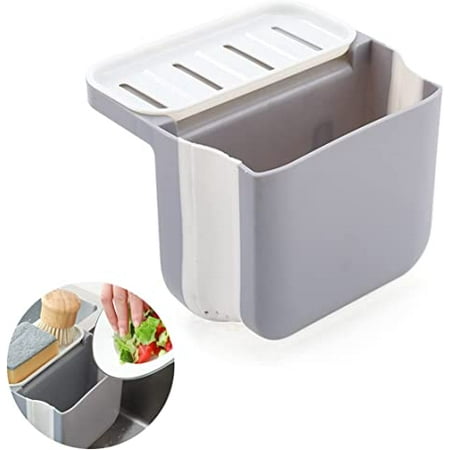 

Egebert Kitchen Sink Drain Basket Retractable Sink Food Catcher Multifunction Sink Strainer Basket Foldable Corner Sink Strainer for Filter Kitchen Waste and Wash Vegetables Fruits (Grey)