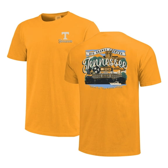 Women's Tennessee Orange Tennessee Volunteers Comfort Colors Campus Scene Drawing Script T-Shirt