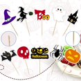 thumbnail image 4 of Decoración para magdalenas KeaiBear para Halloween, calabaza, fantasma, calavera, x30, 4 of 7