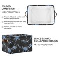 thumbnail image 2 of Swallows Birds and Flowers Storage Bins with Handle Fabric Organizer Basket Foldable Box 2 Pack 14.2x10.2x8.3, 2 of 8