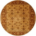 thumbnail image 1 of Ahgly Company Indoor Round Mid-Century Modern Red Oriental Area Rugs, 8' Round, 1 of 6