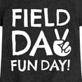 thumbnail image 3 of Instant Message - Field Day Fun Day Peace Sign - Toddler And Youth Girls Short Sleeve Graphic T-Shirt, 3 of 6