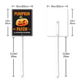 thumbnail image 5 of Eveokoki Halloween Yard Sign Pumpkin Patch Decorations Yard Signs Decorative Garden Stakes Aluminum Outdoor Lawn Signs for Halloween Party Yard Lawn Garden Decorations, 5 of 5