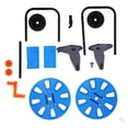 thumbnail image 2 of Garden Hose Holder, Easy To Move High Strength Water Pipe Reel Rack PP+Aluminum  for Gardens for Courtyards for Lawns, 2 of 7
